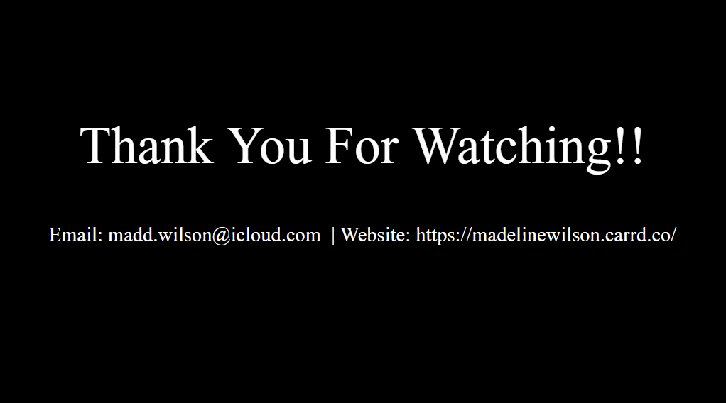 Totally my demo reel yeah